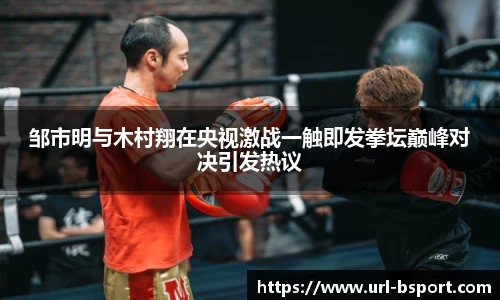 邹市明与木村翔在央视激战一触即发拳坛巅峰对决引发热议